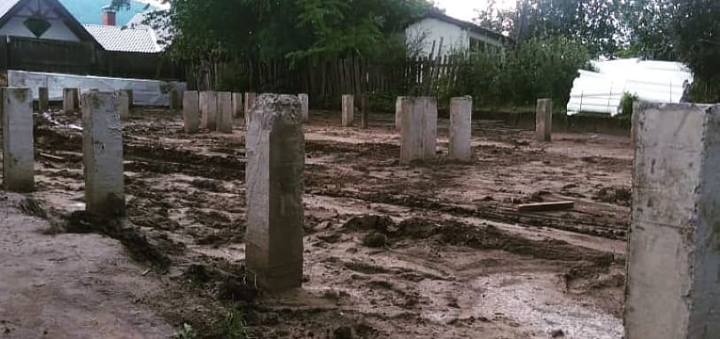 Фундамент на забивных ЖБ сваях