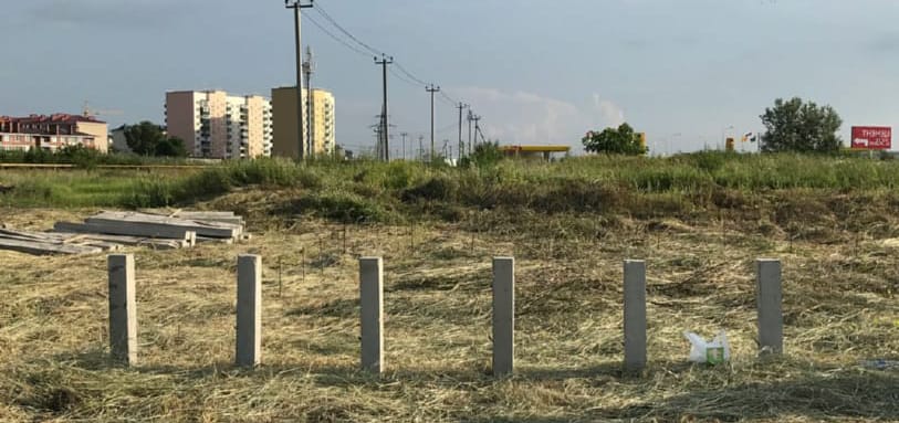 Фундамент на забивных ЖБ сваях